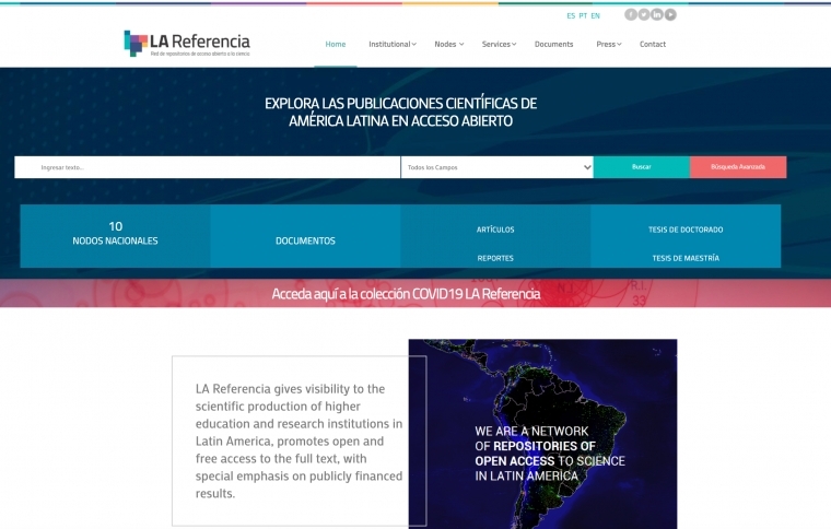 LA Referencia presents a special search about COVID-19 research in Latin America