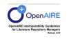 Presentamos las nuevas directrices de OpenAire para Repositorios de Literatura
