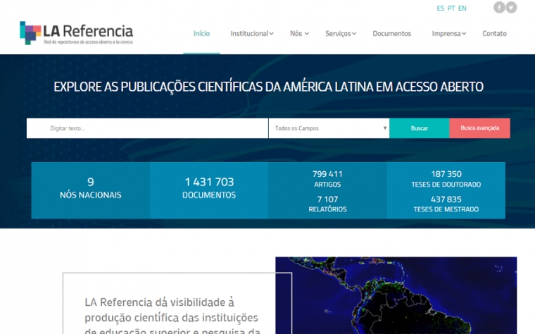 Site de LA Referencia j&aacute; est&aacute; dispon&iacute;vel em portugu&ecirc;s